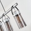 Yaretayo Hanglamp Oud zilver, Zwart, 4-lichts