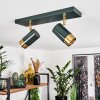 Campanas Plafondlamp Groen, Messing, 2-lichts