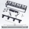 Barracon Hanglamp Zwart, 4-lichts