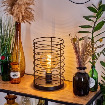 Tobuna Tafellamp Zwart, 1-licht