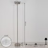 Theron Staande lamp LED Nikkel mat, 1-licht, Afstandsbediening