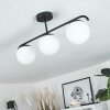 Litoral Plafondlamp Zwart, 3-lichts