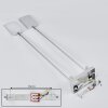 Anneau Plafondlamp LED Chroom, Zilver, 2-lichts