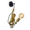 Lucide EXTRAVAGANZA CHIMP Muurlamp Zwart, 1-licht