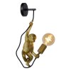 Lucide EXTRAVAGANZA CHIMP Muurlamp Zwart, 1-licht