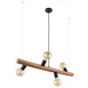 Globo KIRA Hanger Donkerbruin, 4-lichts