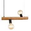 Globo KIRA Hanger Donkerbruin, 4-lichts