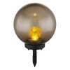 Globo Solarlamp LED Zwart, 1-licht