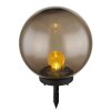 Globo Solarlamp LED Zwart, 1-licht