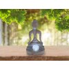 Gobo BUDDHA Solarlamp LED Brons, Grijs, 1-licht