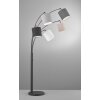 Fischer & Honsel Annecy Staande lamp Zwart, 5-lichts