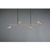 Trio MARLEY Hanglamp Nikkel mat, 4-lichts