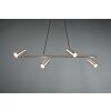 Trio MARLEY Hanglamp Nikkel mat, 4-lichts