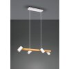 Trio MARLEY Hanglamp Natuurlijke kleuren, Wit, 4-lichts
