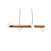 Trio MARLEY Hanglamp Natuurlijke kleuren, Wit, 4-lichts
