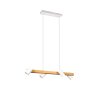 Trio MARLEY Hanglamp Natuurlijke kleuren, Wit, 4-lichts