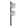 Luce Design PLUTO Muurlamp Zwart, 2-lichts