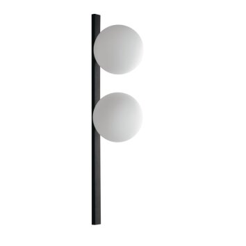 Luce Design PLUTO Muurlamp Zwart, 2-lichts