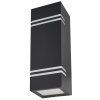 Lutec STRIPES Buiten muurverlichting LED Zwart, 2-lichts