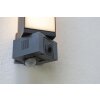 Lutec CUBA Buiten muurverlichting LED Antraciet, 1-licht, Bewegingsmelder