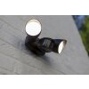 Lutec SHRIMP Buiten muurverlichting LED Zwart, 1-licht, Bewegingsmelder