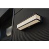 Lutec DOBLO Buiten muurverlichting LED Antraciet, 1-licht, Bewegingsmelder