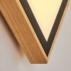 Corinto Muurlamp LED Natuurlijke kleuren, Zwart, 1-licht