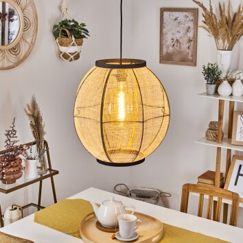 Helida Hanger Zwart, 1-licht