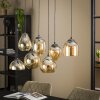 Espriella Hanglamp Oud zilver, 7-lichts