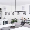Belleoram Hanglamp LED Zwart, 5-lichts