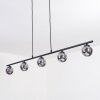 Belleoram Hanglamp LED Zwart, 5-lichts