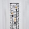 Tobuna Staande lamp Zwart, 3-lichts