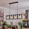 Morenita Hanglamp Zwart, 4-lichts