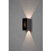 Konstsmide Cremona Buiten muurverlichting LED Antraciet, 3-lichts, Afstandsbediening