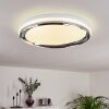 Alberton Plafondpaneel LED Chroom, Transparant, Helder, Wit, 1-licht