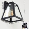 Nittorp Wandlamp Zwart, 1-licht