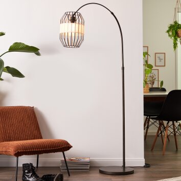 Brilliant Slope Staande lamp Zwart, 1-licht