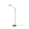 Trio Franklin Staande lamp LED Oud messing, 1-licht