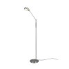 Trio Franklin Staande lamp LED Nikkel mat, 1-licht