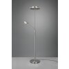 Trio Franklin Staande lamp LED Nikkel mat, 2-lichts