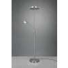 Trio Franklin Staande lamp LED Nikkel mat, 2-lichts