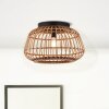 Brilliant Nikka Plafondlamp Zwart, 1-licht