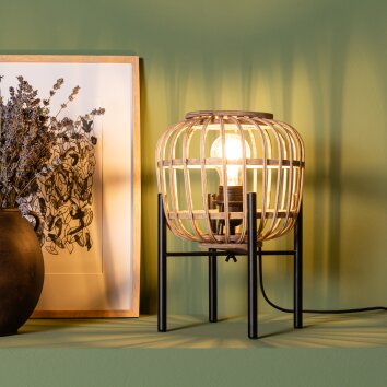 Brilliant Nikka Tafellamp Zwart, 1-licht