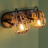Brilliant Nikka Plafondlamp Zwart, 2-lichts