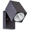 Brilliant Burk Buiten muurverlichting LED Zwart, 1-licht