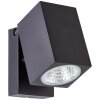 Brilliant Burk Buiten muurverlichting LED Zwart, 1-licht