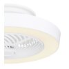 Globo DOMEY plafondventilator LED Wit, 1-licht, Afstandsbediening