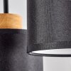 Chiuvi Plafondlamp Chroom, Natuurlijke kleuren, Zwart, Wit, 3-lichts