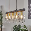Tenche Hanglamp Goud, Zwart, 5-lichts