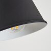 Pany Muurlamp Chroom, Zwart, 1-licht
